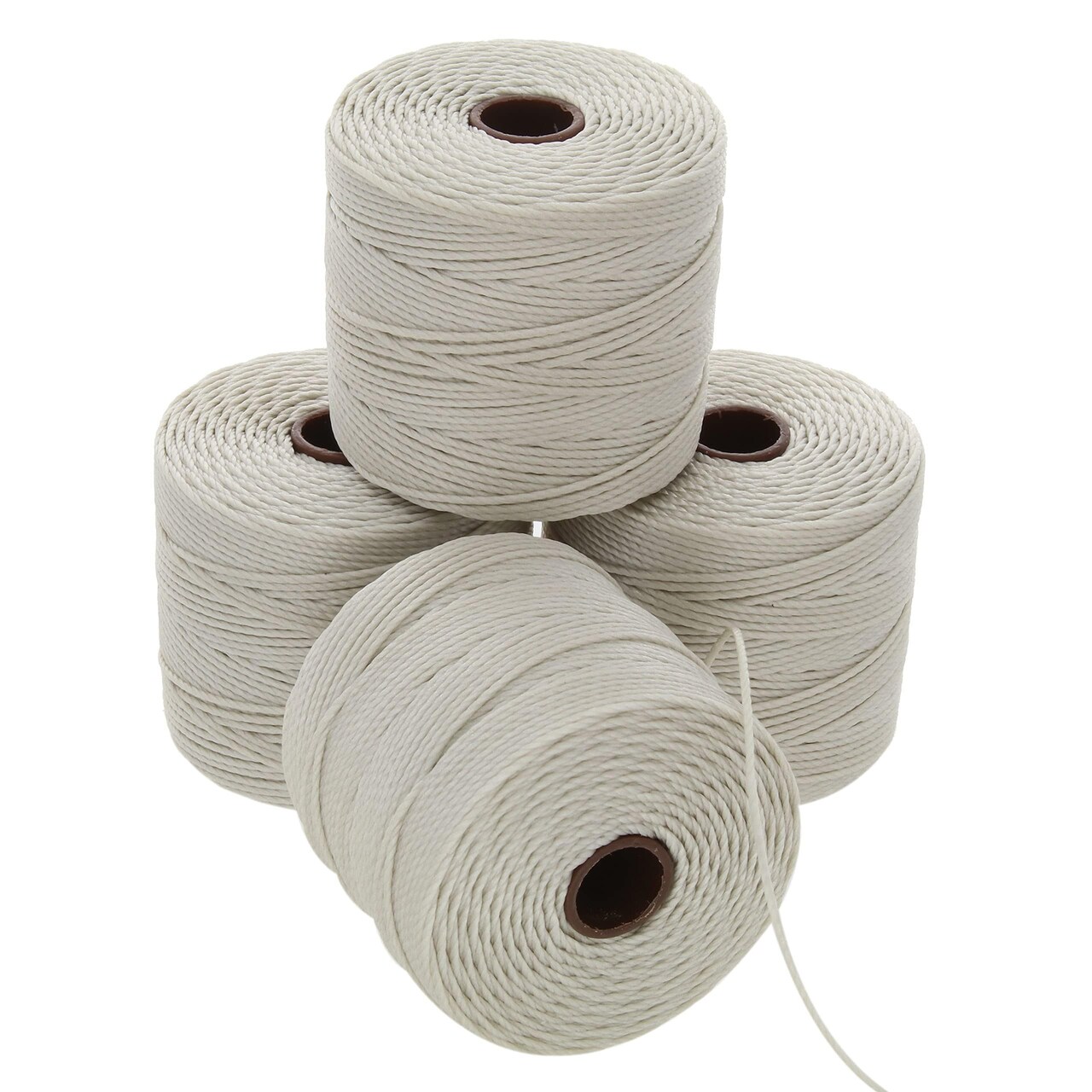 The Beadsmith S-Lon Bead Cord – .5 mm Twisted Nylon Cord for Stringing